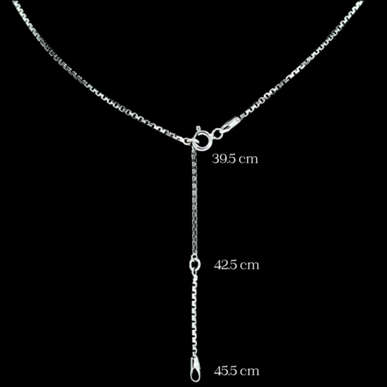 Saturn chain showing adjustable length